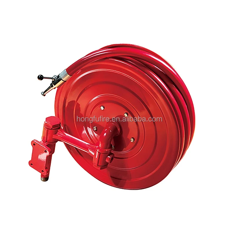 20m-30m Length Fire Hose Reel Cast Iron Fire Hose Reel