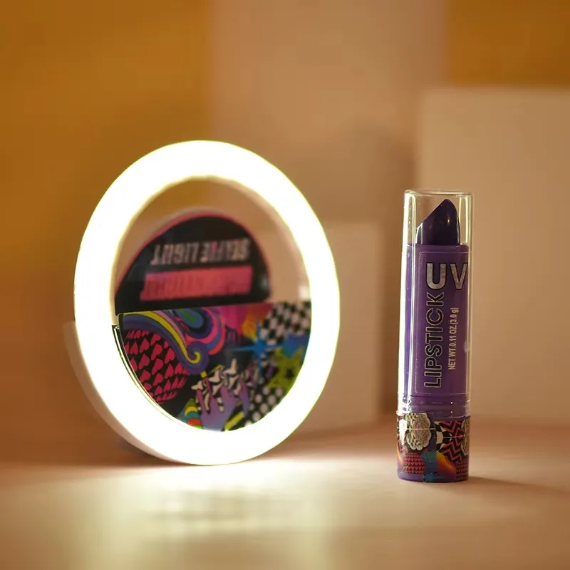 Kids Fluorescent Light Makeup Kit Makeup Set Toy Cosmetic Beauty Set For Kids Washable Real Makeup Girl Toy