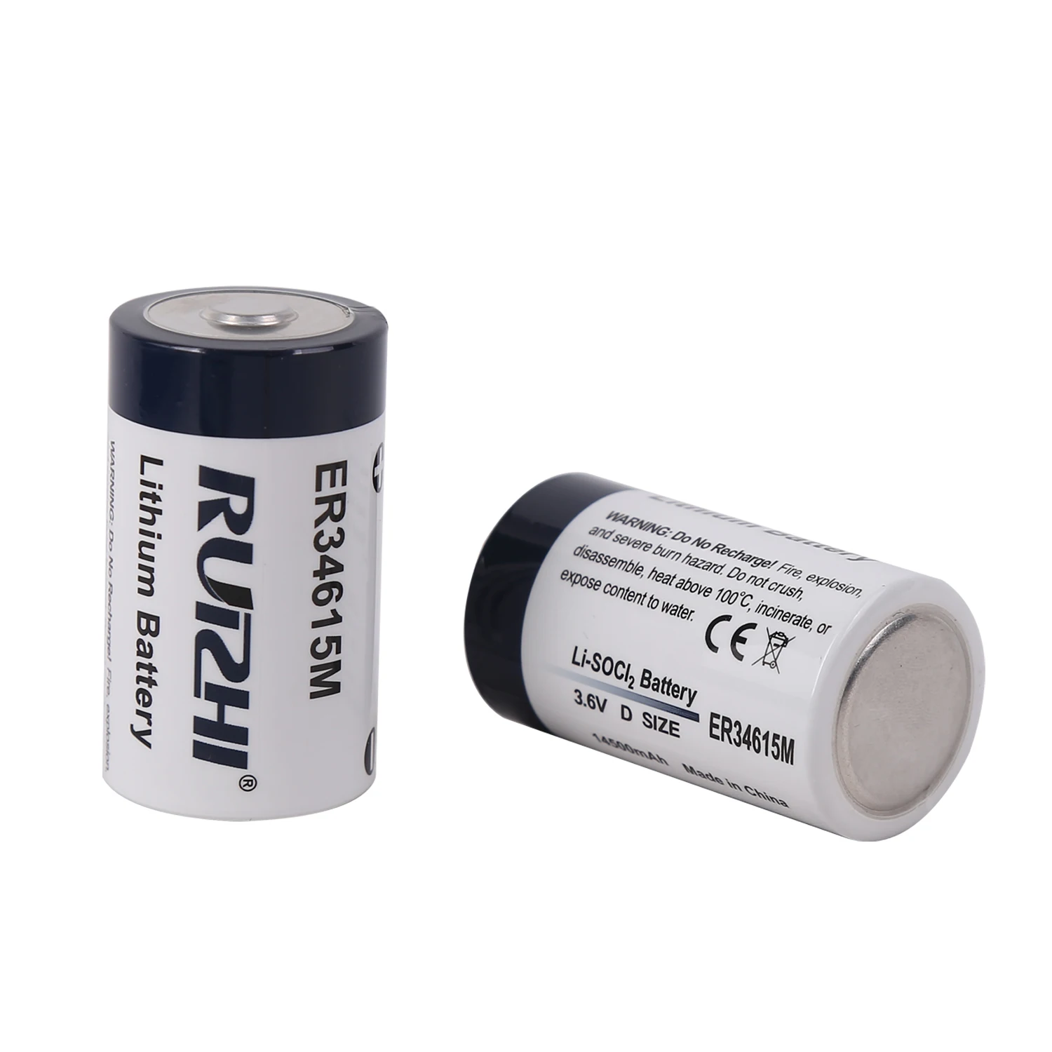 Lithium Battery Cell Er34615M 3.6V 14500mah Lisocl2 Battery for Home Appliances