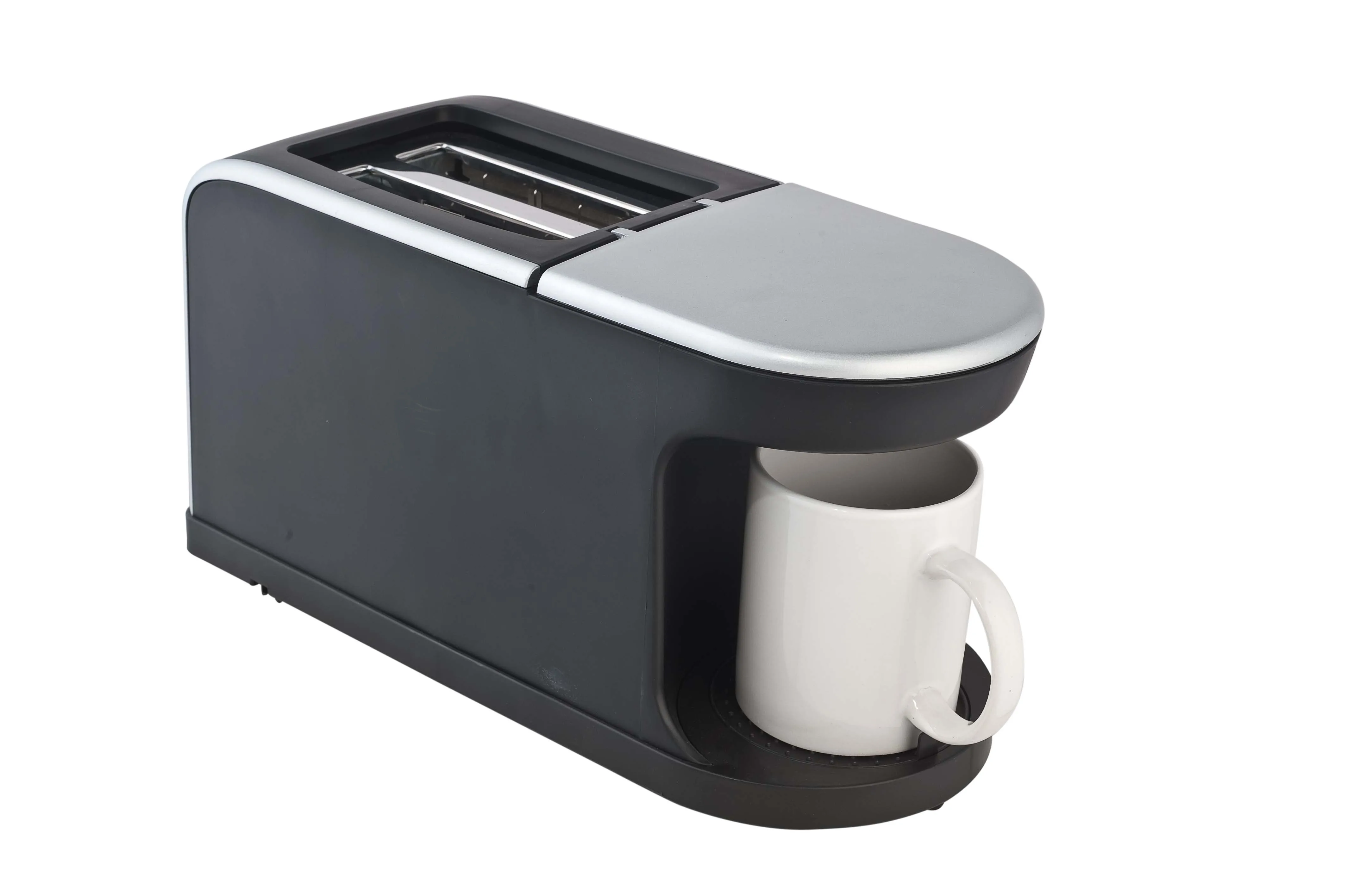 Электрический тостер для хлеба с кофеваркой