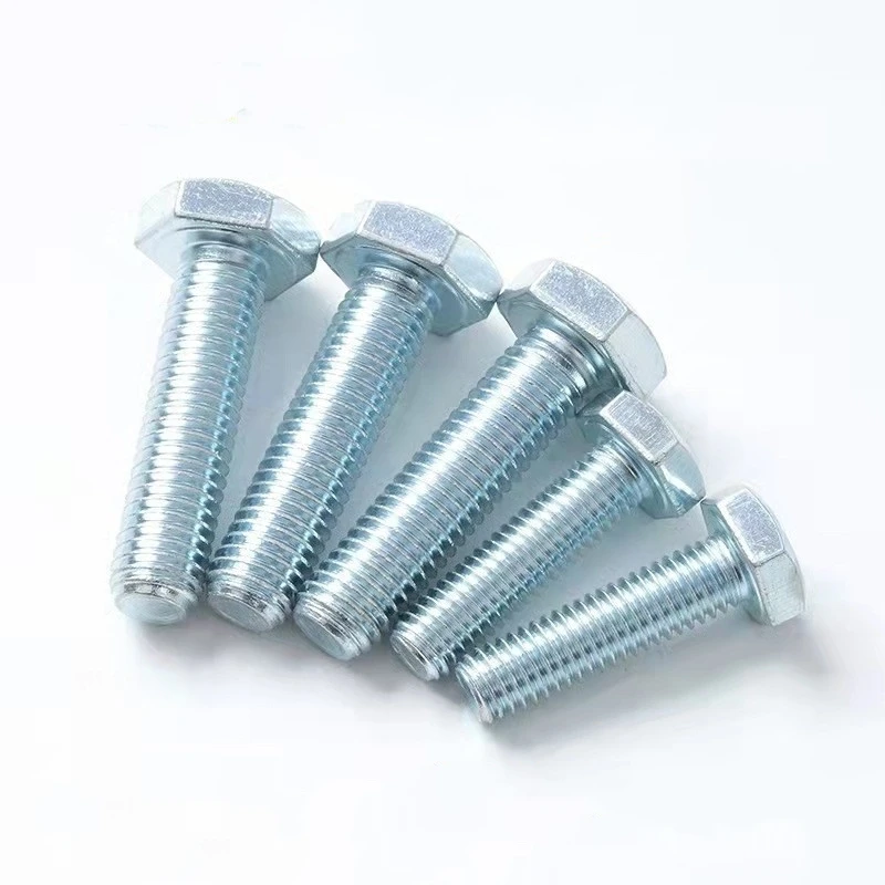 M16x50 Hex Head Bolts Metric Hexagon Bolts Cap Screws Suitable for Metal Construction