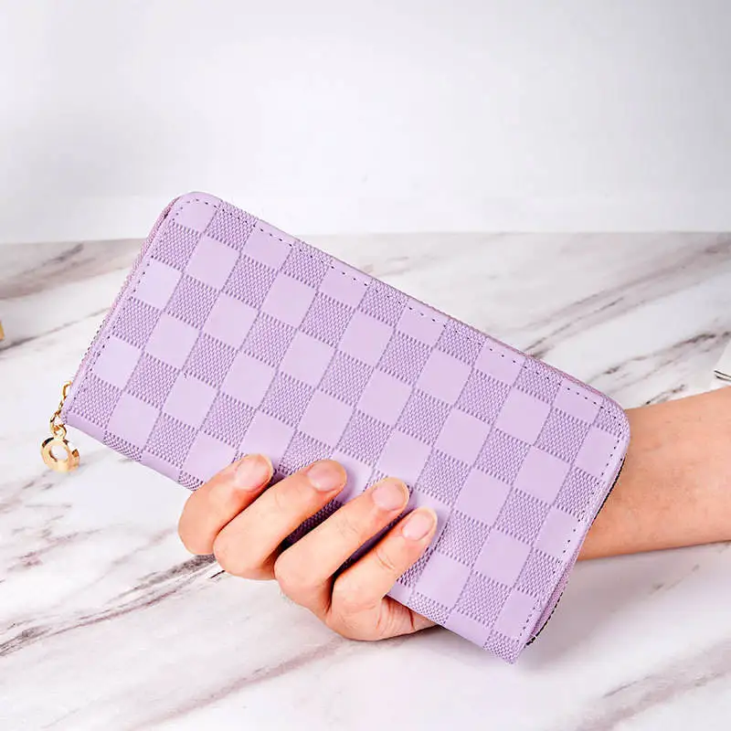 Hot Sale Product fashion trendy luxury wallets for women card holder designer cheap wholesale clutch purses