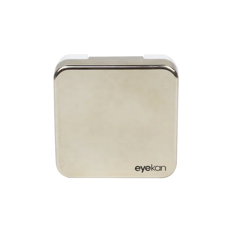 Customized simple  beautiful contact lens portable case convenient carry lenses box lovely contact cases