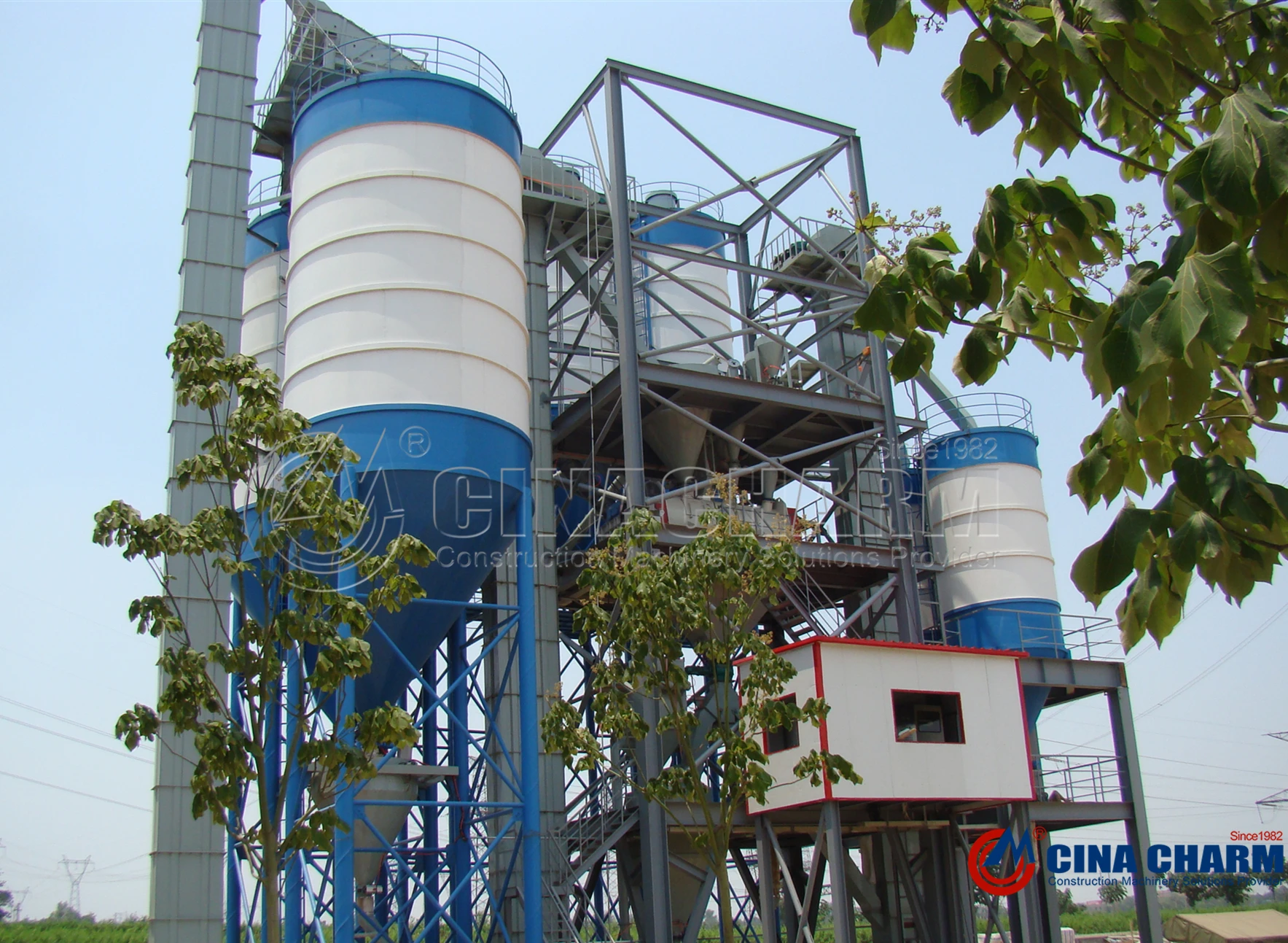 Professional 30T dry mortar mixing line dry mortar mixing machine dry mortar mixing plant with high output To improve efficiency