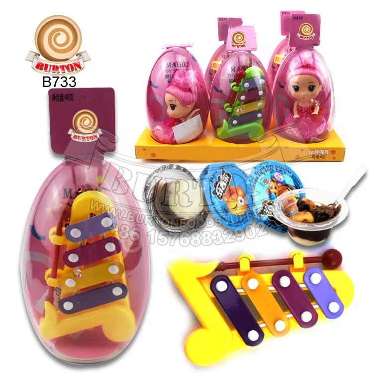 Забавный гоночный автомобиль яйцо игрушка фрукты конфеты для детей