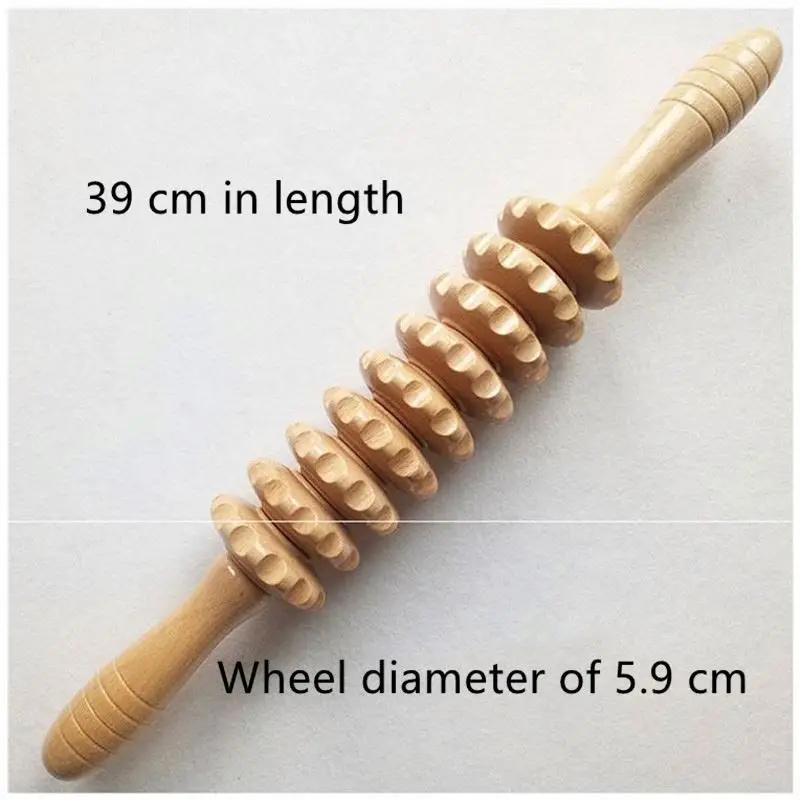 5 In 1 Body Foot Face Back Anti Cellulite Lymphatic Drainage Paddle Soft Tissue Wood Therapy Massage Tools