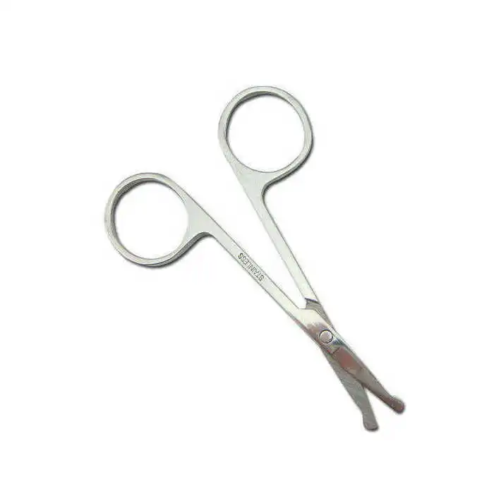 Small Sharp Safety Kid Stainless Cutting Eyebrow Salon Set Cutter Korea Professional Scissors Beauty Scissor Tool