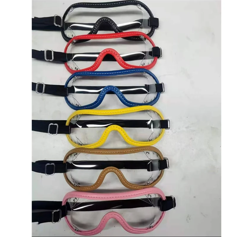 Customized logo acceptable Helmet Motorcycle Leather Skydiving Helmet goggle With Good Price