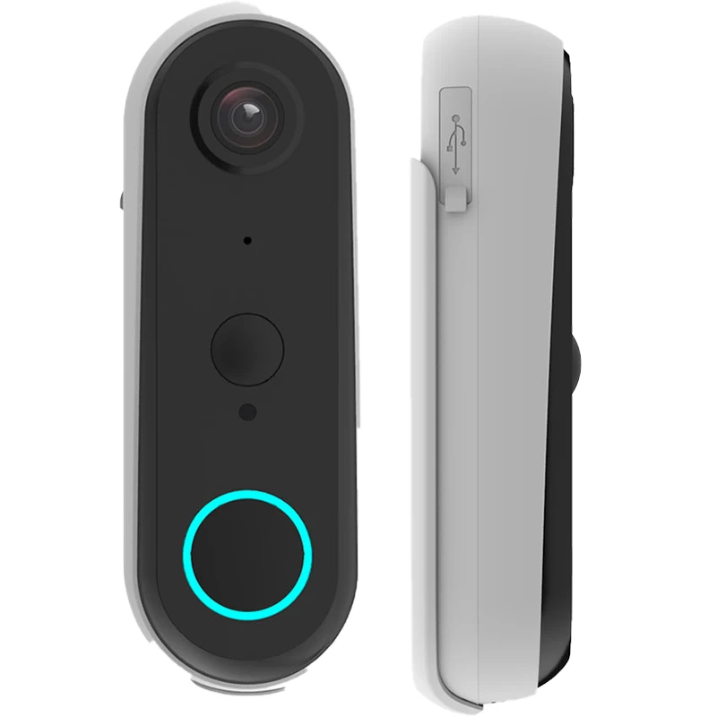 1080P H.264 Night Vision IR cut smart push button visual ring doorbell  for Villa
