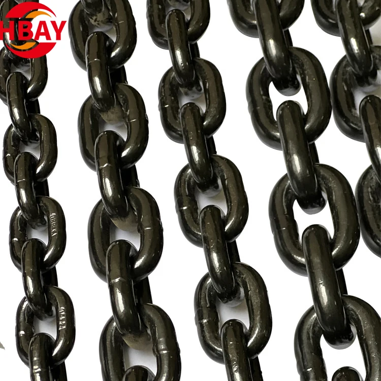Manufacture Supply G80 Chain Heavy Duty Industrial Lifting Chain Alloy Steel Standard Galvanized ZINC 304 Stainless Steel 7 Days