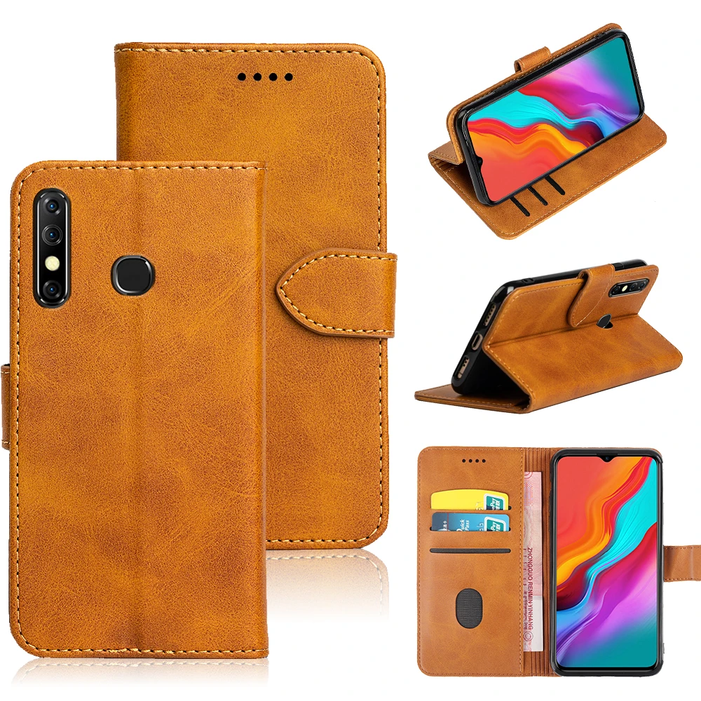  Кожаный чехол-кошелек с откидной крышкой для телефона Infinix S5 Pro Smart 3 plus 4 2 Note 6 5 stylus zero Hot 8 7 S4