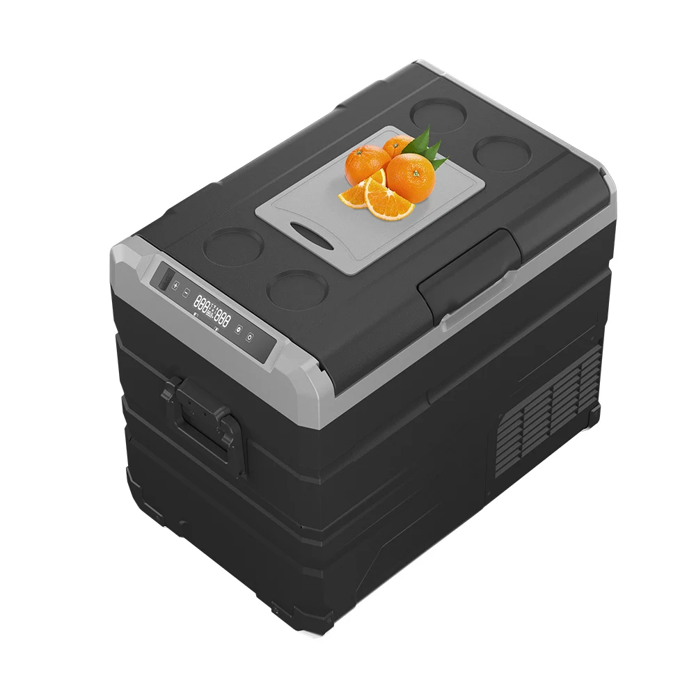 TW45 small 12v Trucks Compressors Refrigerator Mini Deep Freezer Refrigerators Small Wine Cooler Skincare Beauty Car Fridge