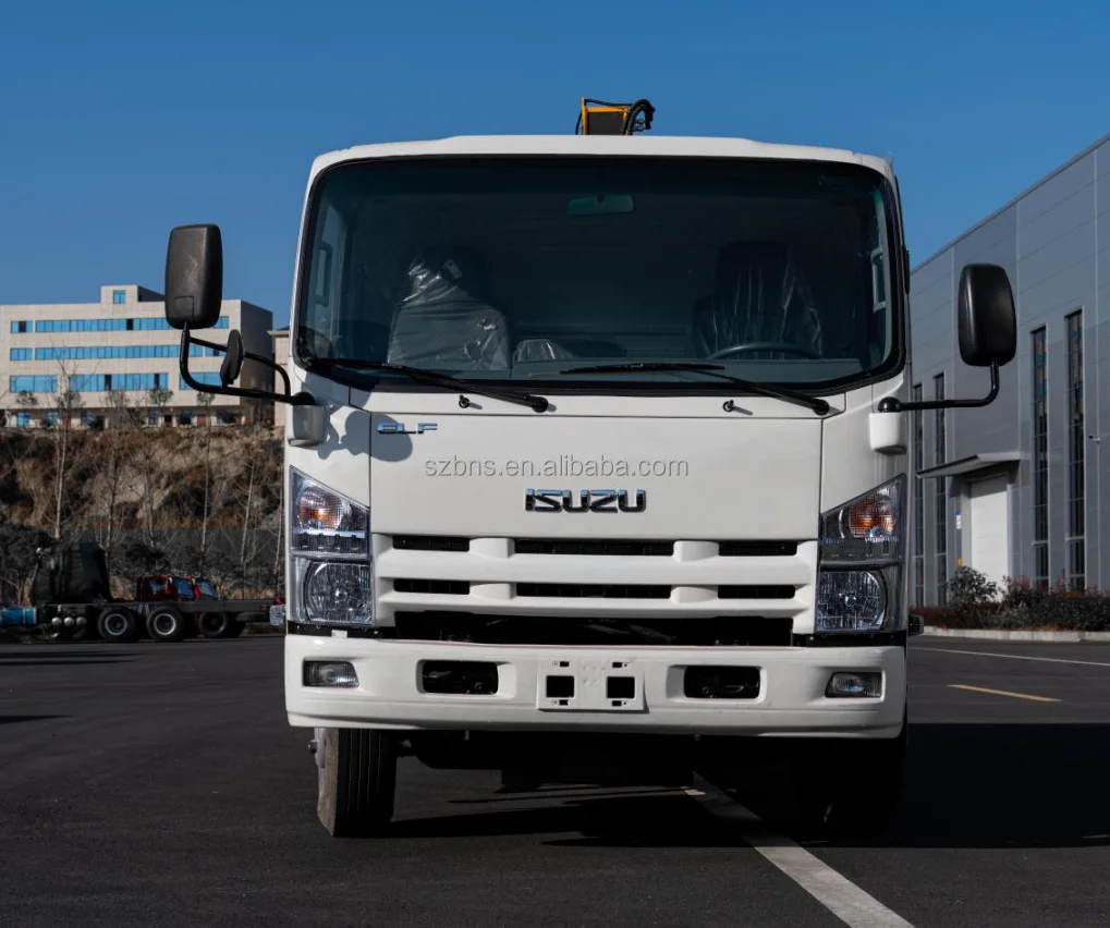 2016 year model ISUZ Used crane truck brand new 3.5 tons lift arm system crane truck for sale