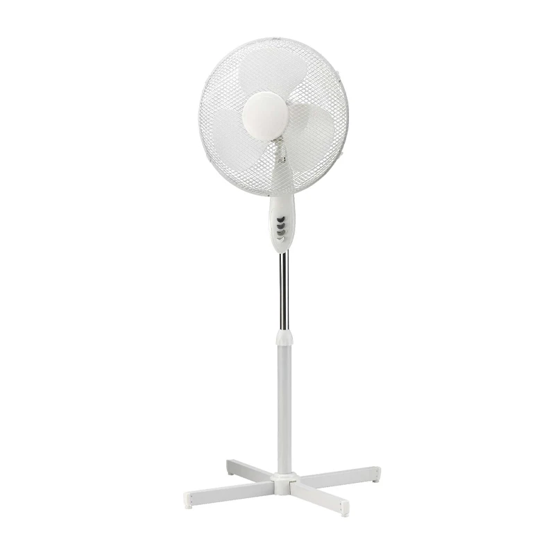 Remote control home 16 inch stand fan electrical quiet white oscillating pedestal fan