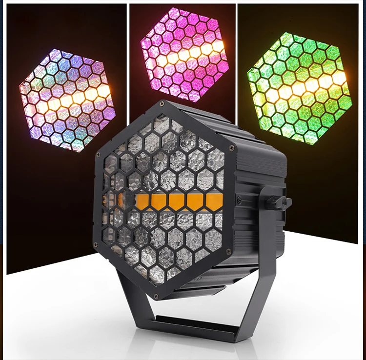 72Pcs 5050 RGB+Amber Beads Mini Flash Wash Background Led Retro Light For Dj Disco