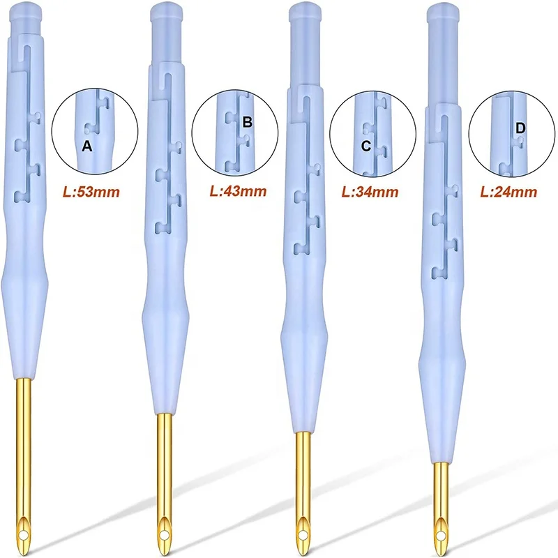 Stitching Beginner Wooden Handle Pen Adjustable Rug Yarn Punch Needle 17 Piece Punch Needle Embroidery Kits