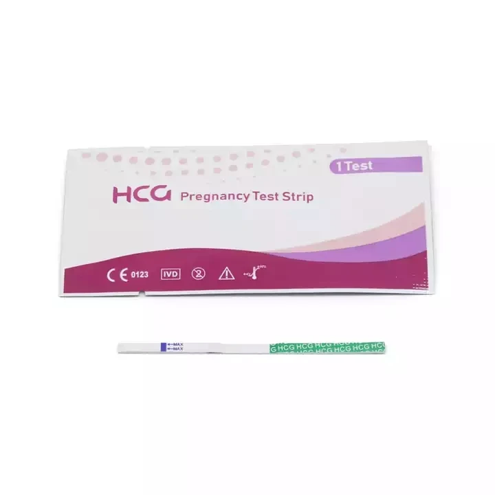 Hcg Urine Card 25 Pregnancy Test Strip Wholesale Price Pregnant Test Dipstick Early Detection One Step Urine Pregnancy Test