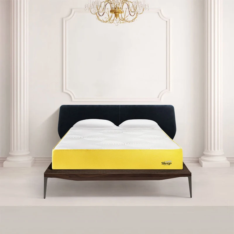 High density full size pillow top pocket spring gel memory foam mattress wholesale