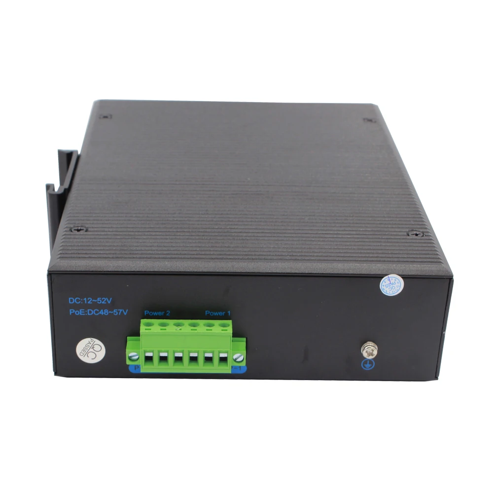Outdoor Industrial Ethernet Switch 16*10/100Base-T RJ45 Ports Aluminium Alloy Case Industrial 16ports Network Switch DC24V
