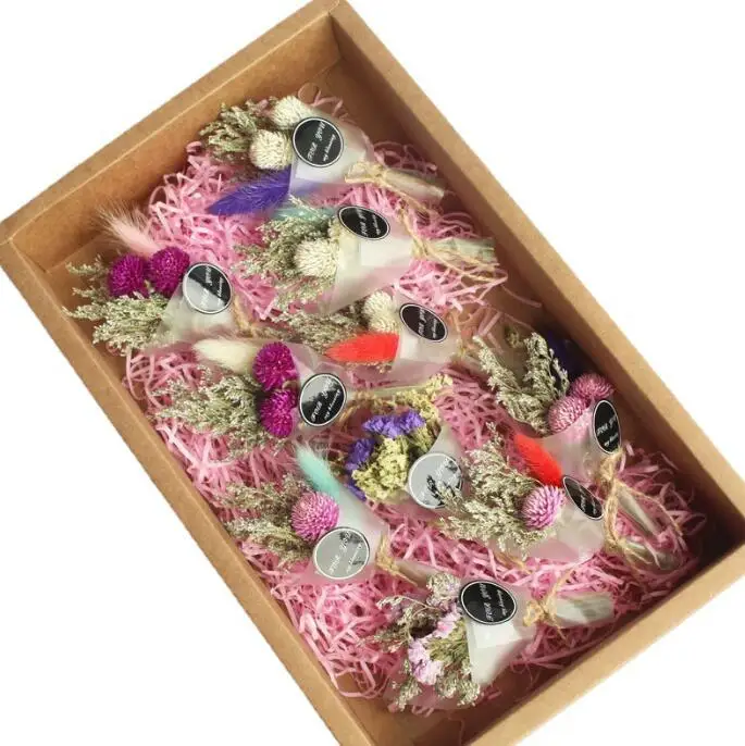 Christmas DIY small decorative preserved mini natural dried flower bouquet