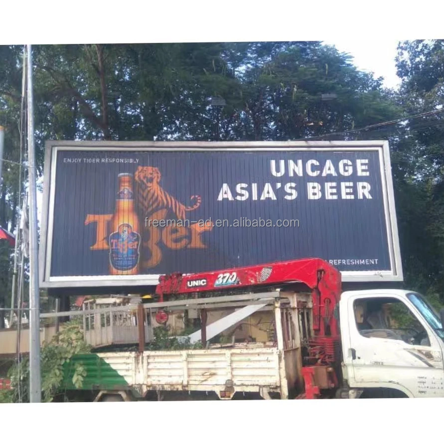 Best Quality Outdoor Advertising Trivision Billboard Advertising Structure Design