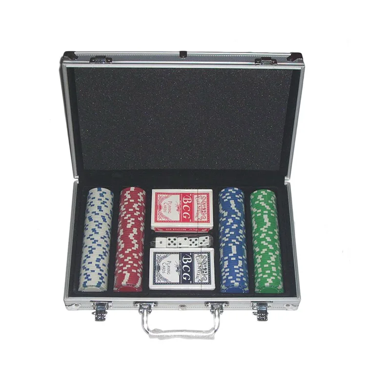 wholesale professional portable aluminum box case poker chip set