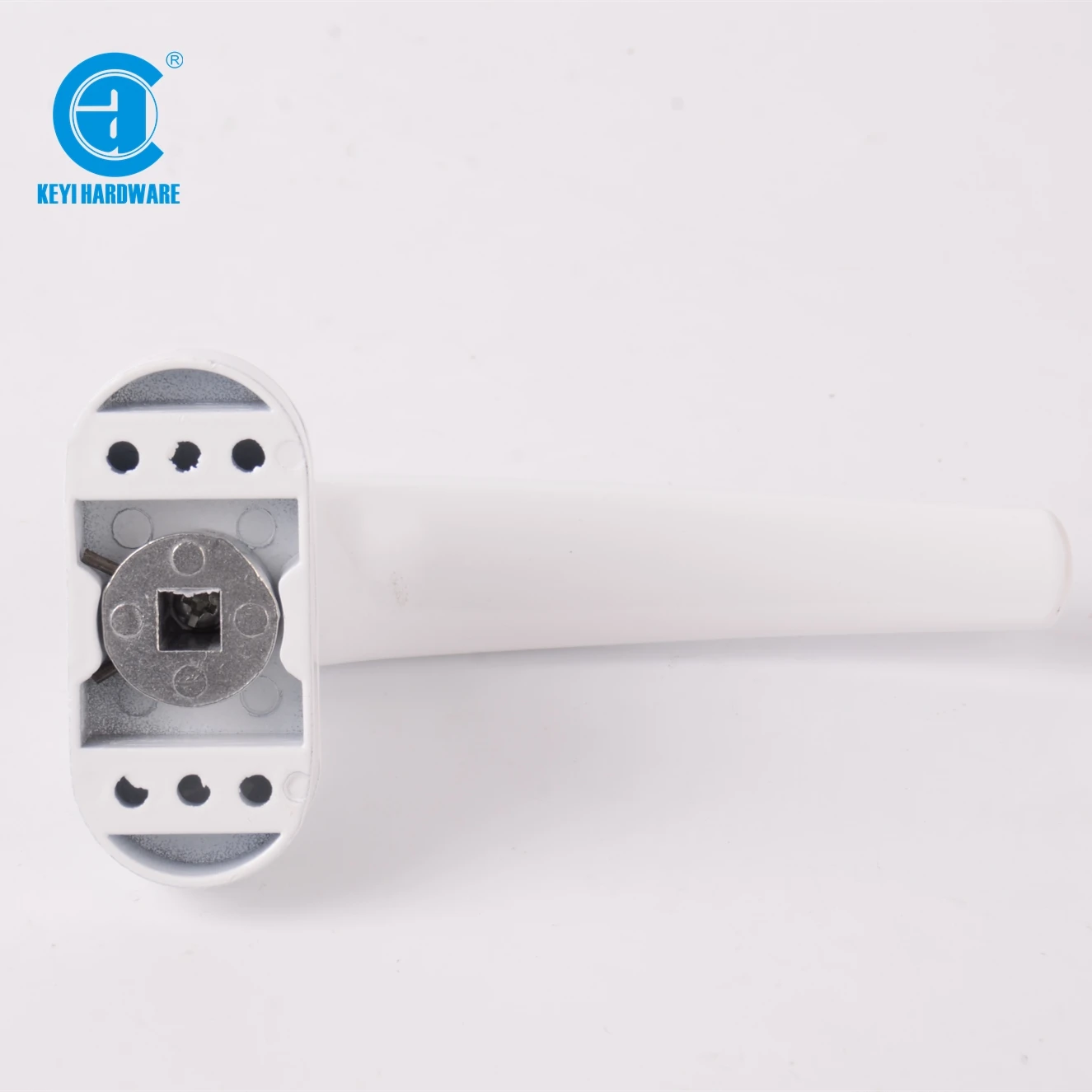 D-10 KEYI Hardware High Quality  Door Handle Sliding window Accessories Aluminum Alloy Glass Black Door Handle