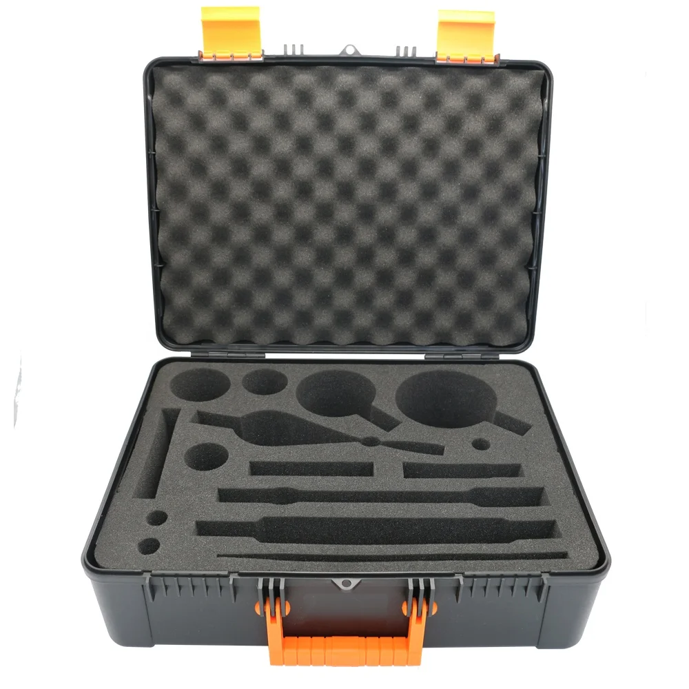 Safety and suitable Simple Empty Plastic Portable Carrying Tool Box with handle