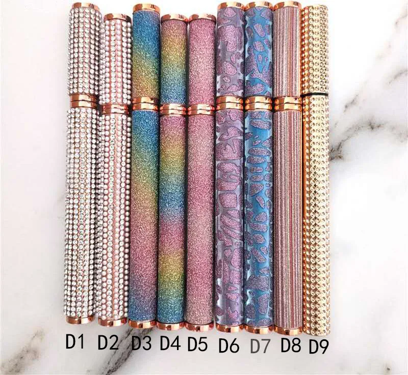 
2 in 1waterproof Glitter Eyeliner vegan lashglue eyeliner pen private label Magnetic Adhesive Eyeliner pen 