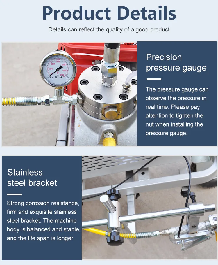 Cold spraying road field line marker line marking machine