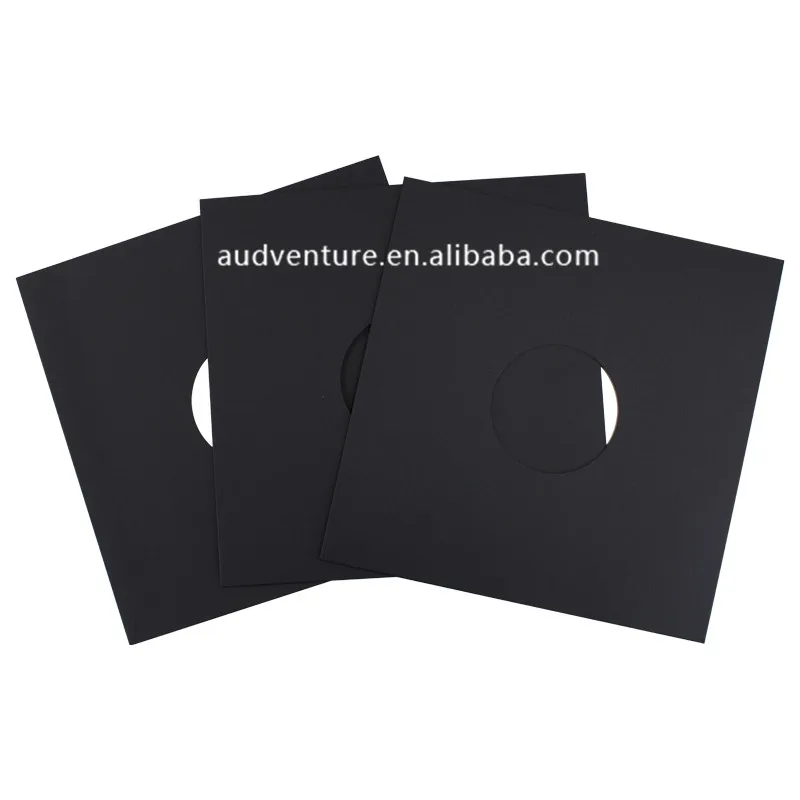 Vinyl enthusiast collect vinyl inner bag Giant thick protective vin  400G cardboard LP jacket with or without holes 10 packaging