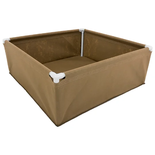  Large Square Planting Bags Of Non-woven Breathable Fabric for Outdoor Gardens