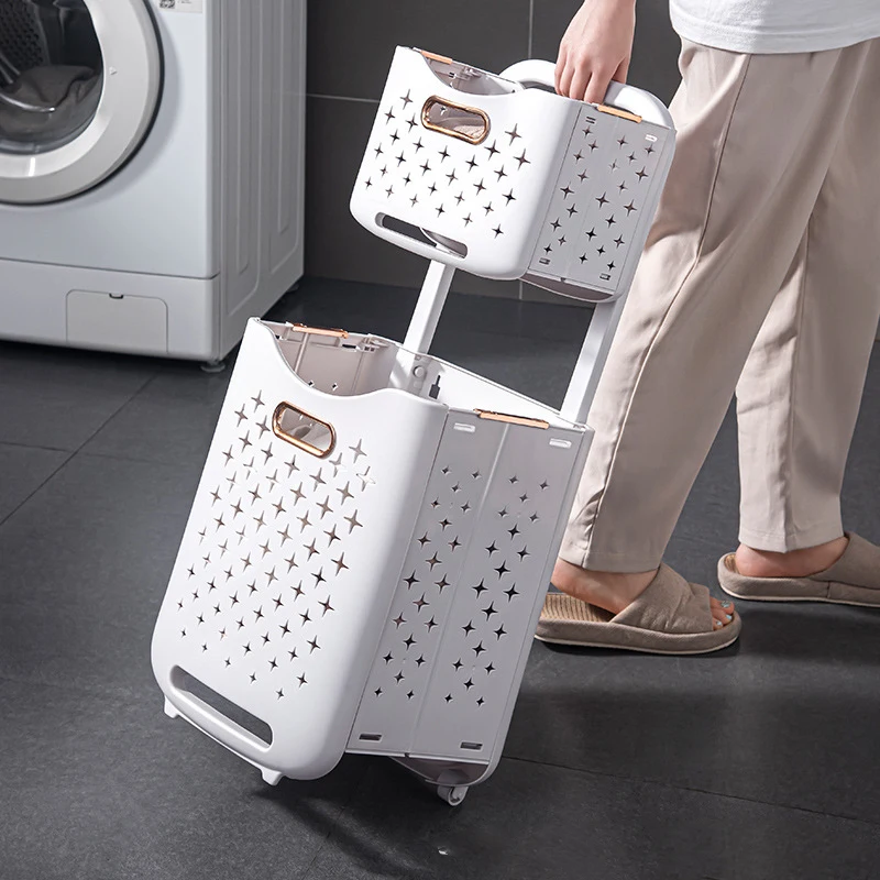 Multifunctional  Foldable  Household Dirty Laundry  Basket  Container Wall Hangover Large Capacity Storage Basket