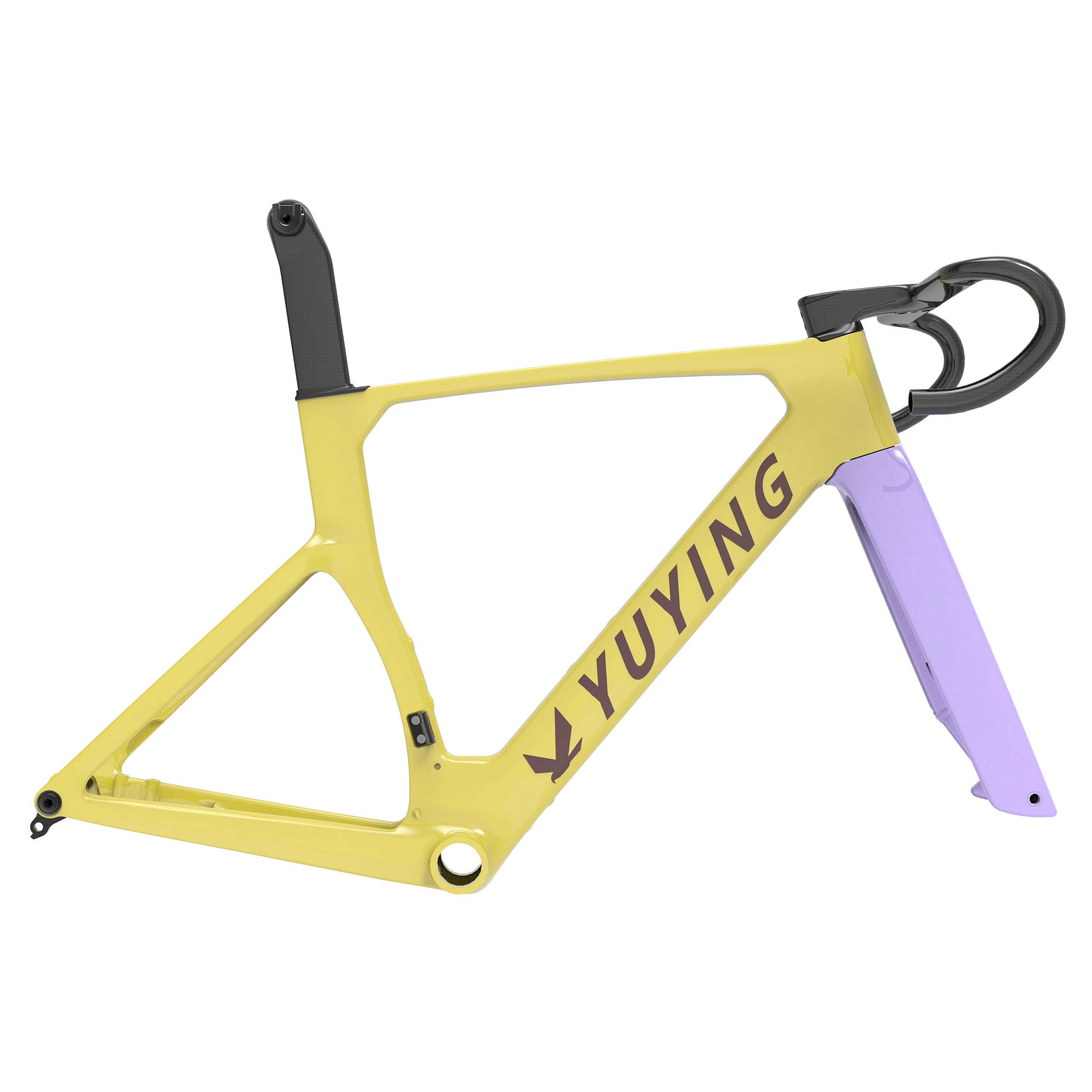 Aero design ODM frame and fork xs/s/l/xl size super light frame sets