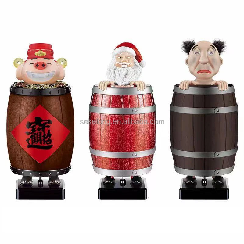 Unique Santa Cigarettes Dispenser Funny Cigarettes Storage Case Automatic Ejection Cigarettes Storage Box Holder Organizer
