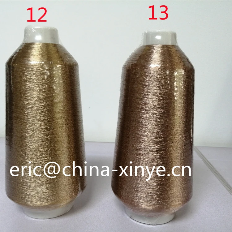 BRONZE 150D 600D COPPER METALLIC YARN FOR EMBROIDERY MOROCCO AND ALGERIA MARKET