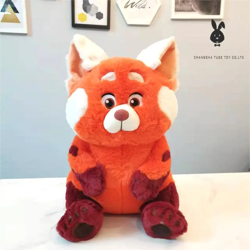 Amazon  hot selling turning red youth metamorphosis plush toy spot raccoon stuffed animals red panda for gifts