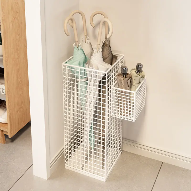 Freestanding Metal Iron Hollow Umbrella Stand Holder Indoor Umbrella Rack Holder Organizer for Long and Short Umbrella
