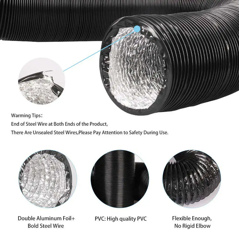 2024 Ventilation Pipe Air Duct Flexible Air Duct Air Conditioner Duct Pipe