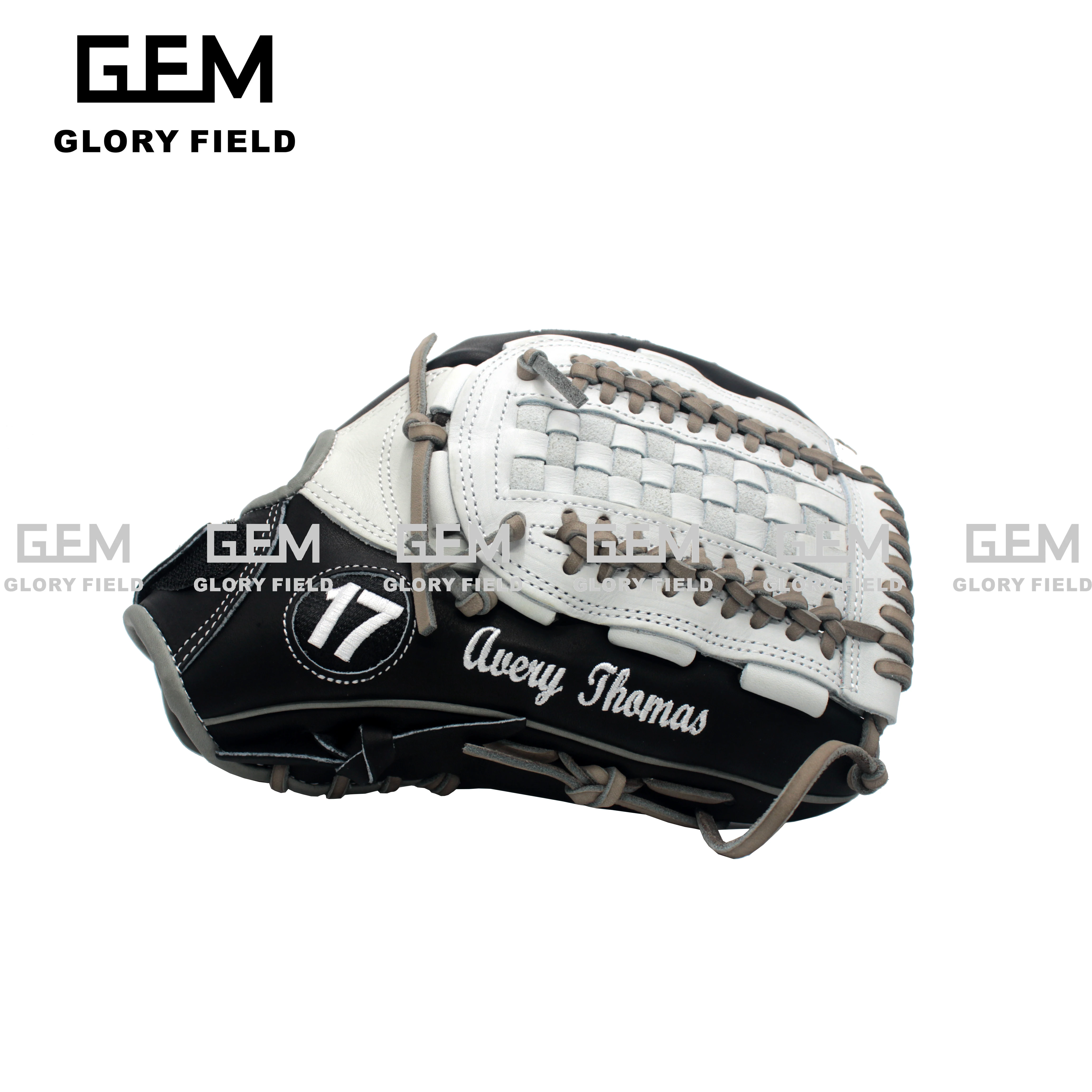Custom  US Steerhide Baseball Gloves Pitcher Velcro Wrist Gloves