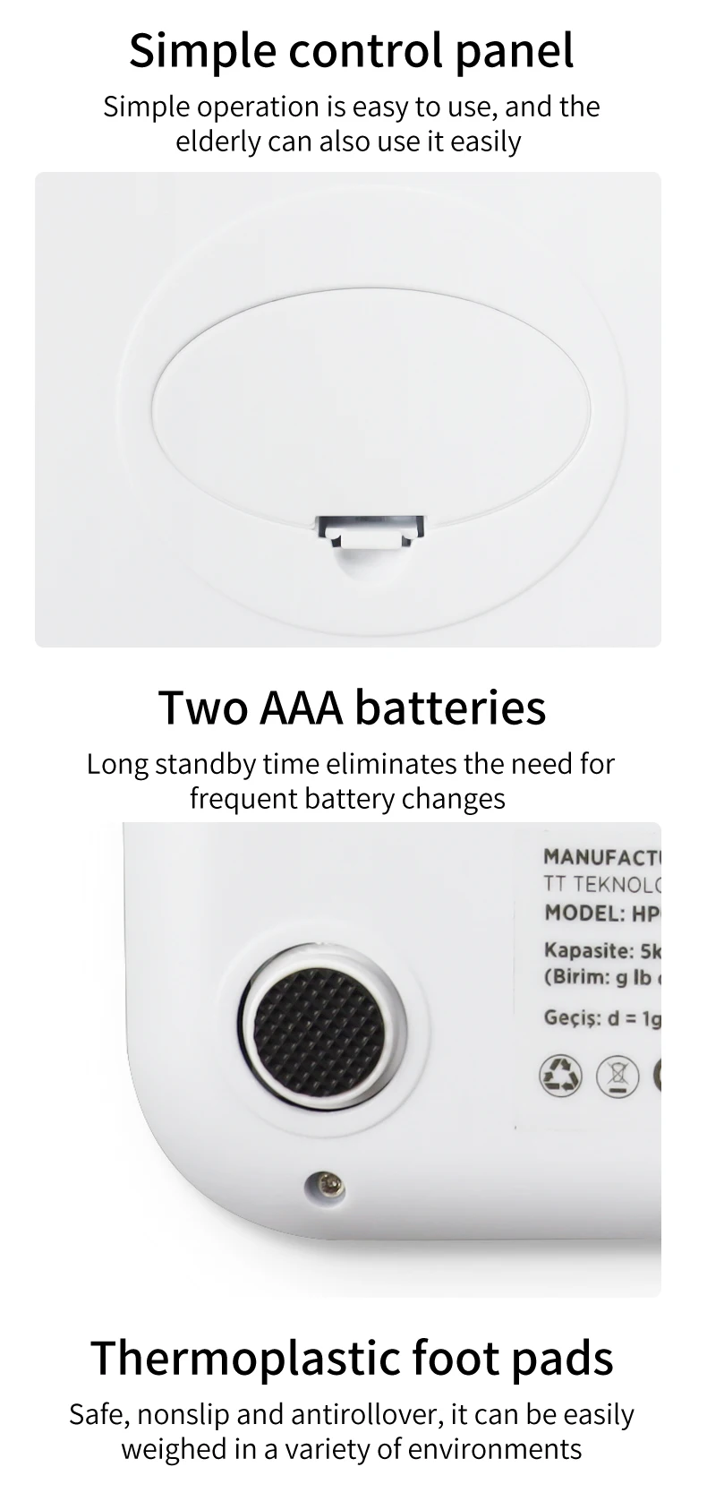 Maximum weighing 5kg stainless steel digital scale kitchen food scale