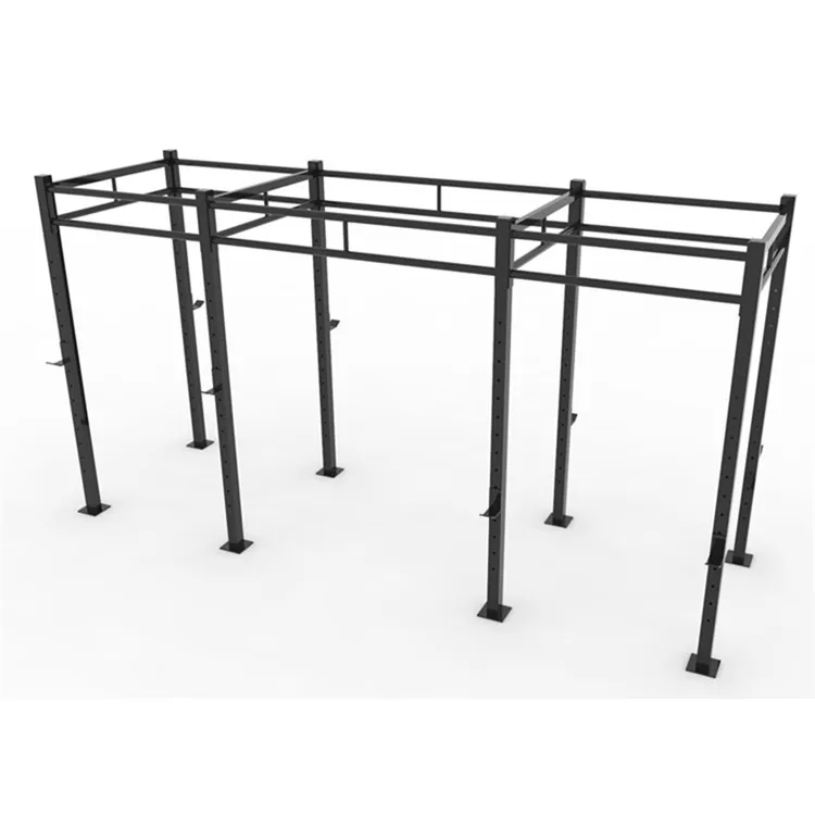 Коммерческая многофункциональная тренировочная перекрестная приседающая станция свободно стоящая подъемная установка силовая клетка фитнес-стойка