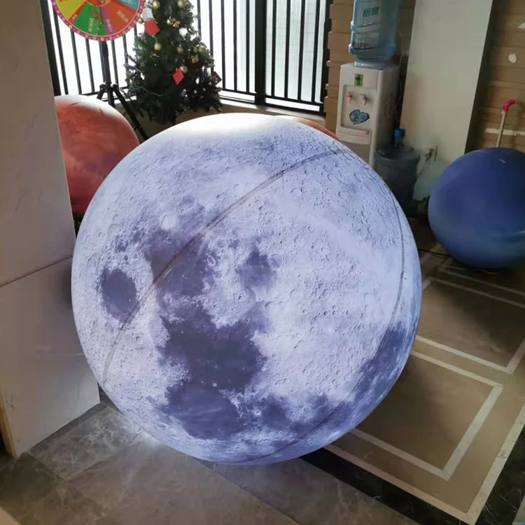 inflatable LED lighting planet balloon for party decoration