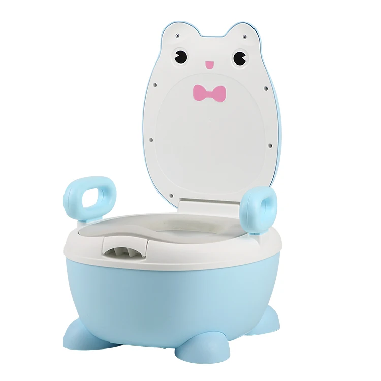 Wholesale Lovely Cartoon Baby Potty Kids Portable Travel Toilet Anti Slip Potty