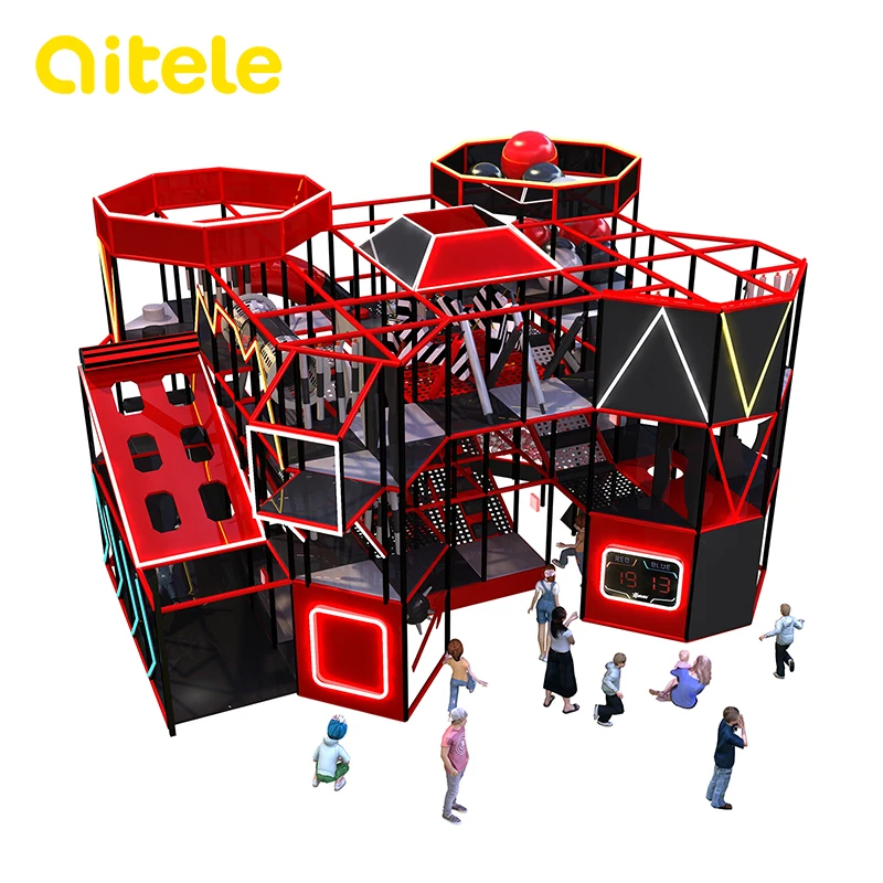 Новое поступление, детский игровой центр на заказ, Детская модульная крытая игровая площадка, оборудование