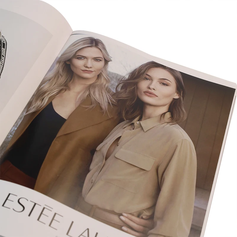 Customized Advertising Promotion Fashion Magazine Full Color Manual Brochure Booklet Printing