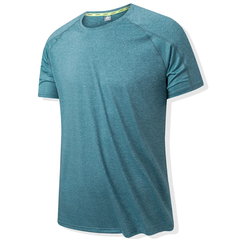 Wholesale Sports T-shirts For Men  New Gym Fitness Round Quick Dry  Breathable Running T-Shirts