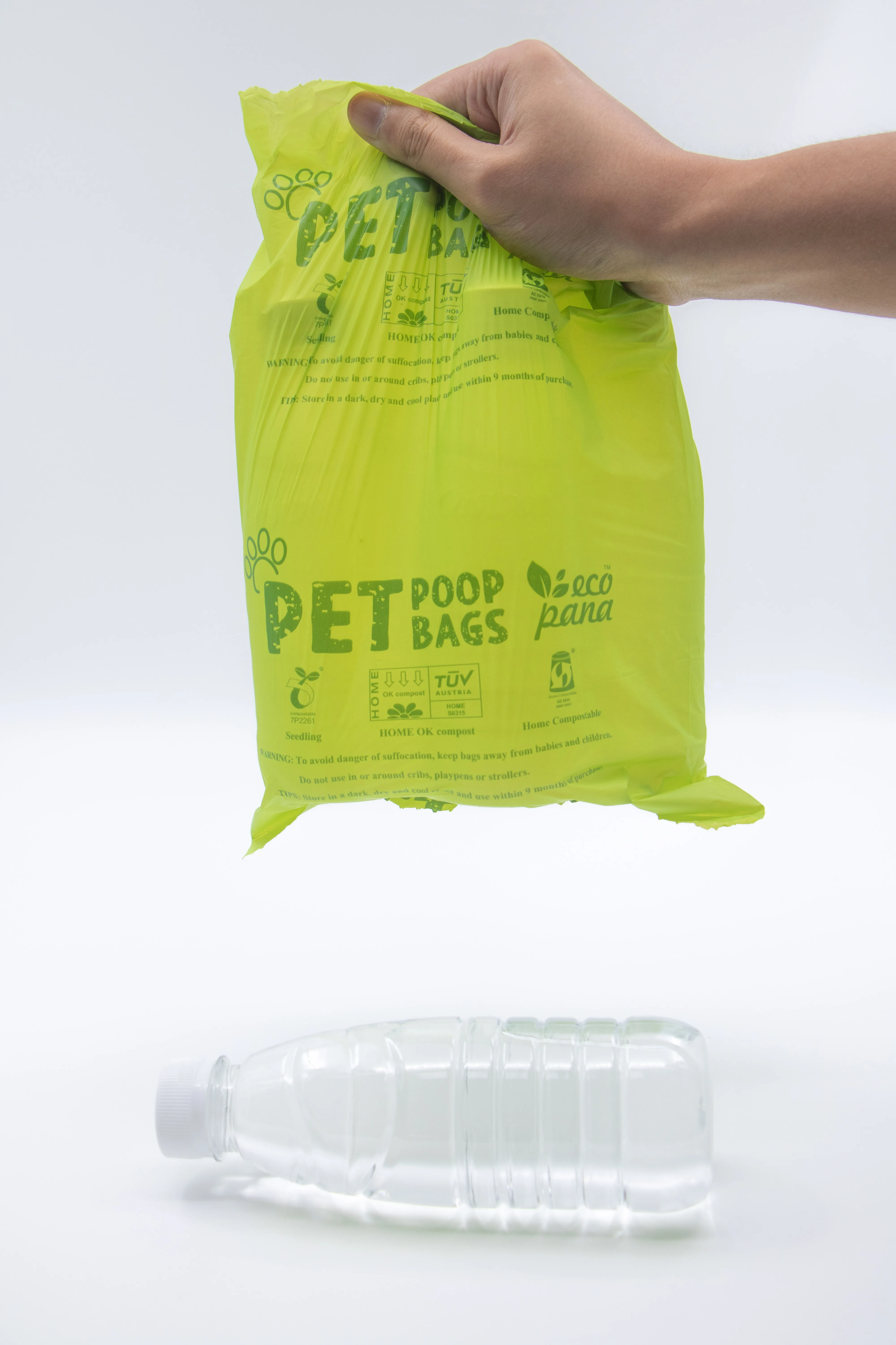 Wholesale  PBAT PLA Cornstarch Degradable Compostable dog waste bag