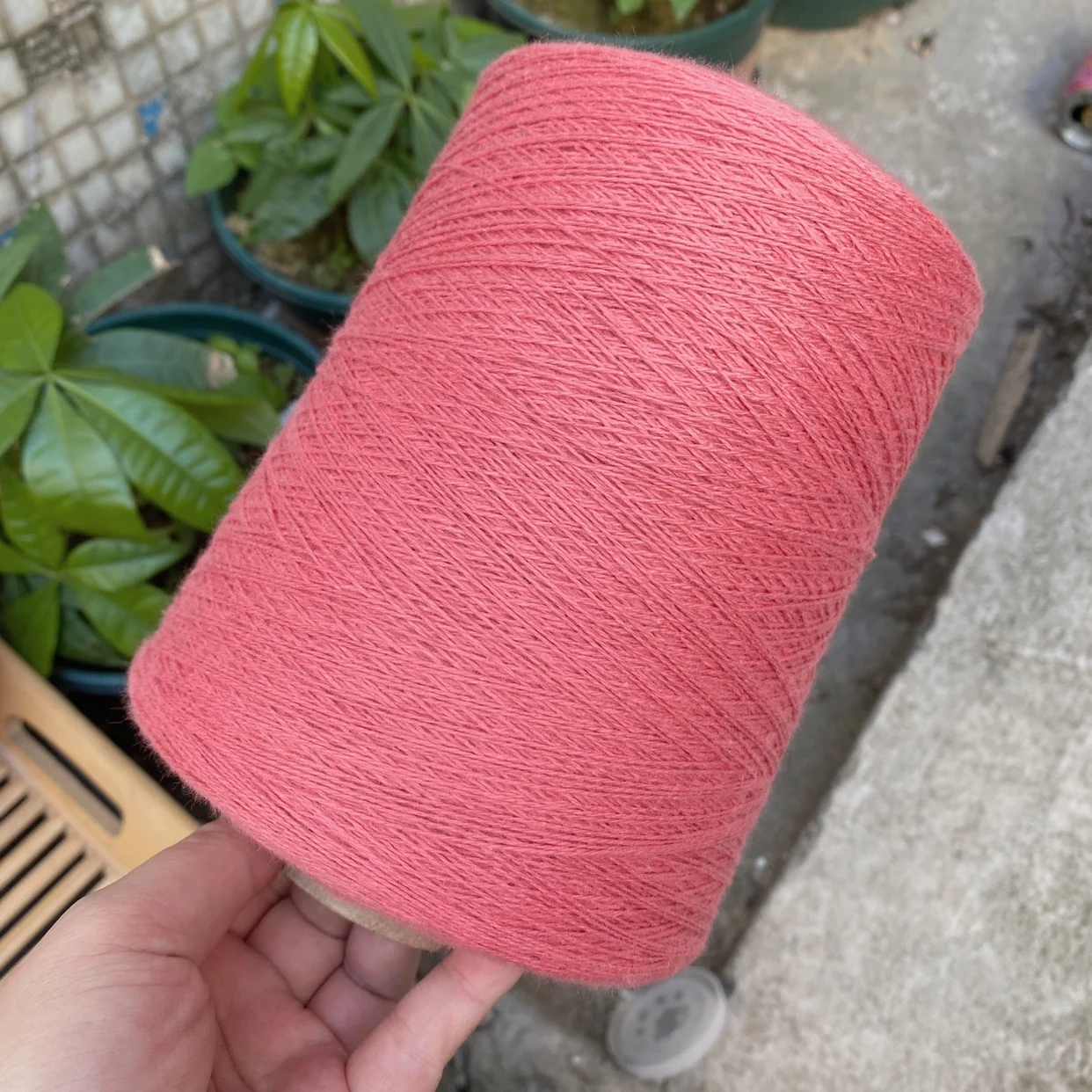 Expanded Cotton Acrylic Blended Yarn 60% Cotton 40% Acrylic Blended Yarn For Knitting Machine