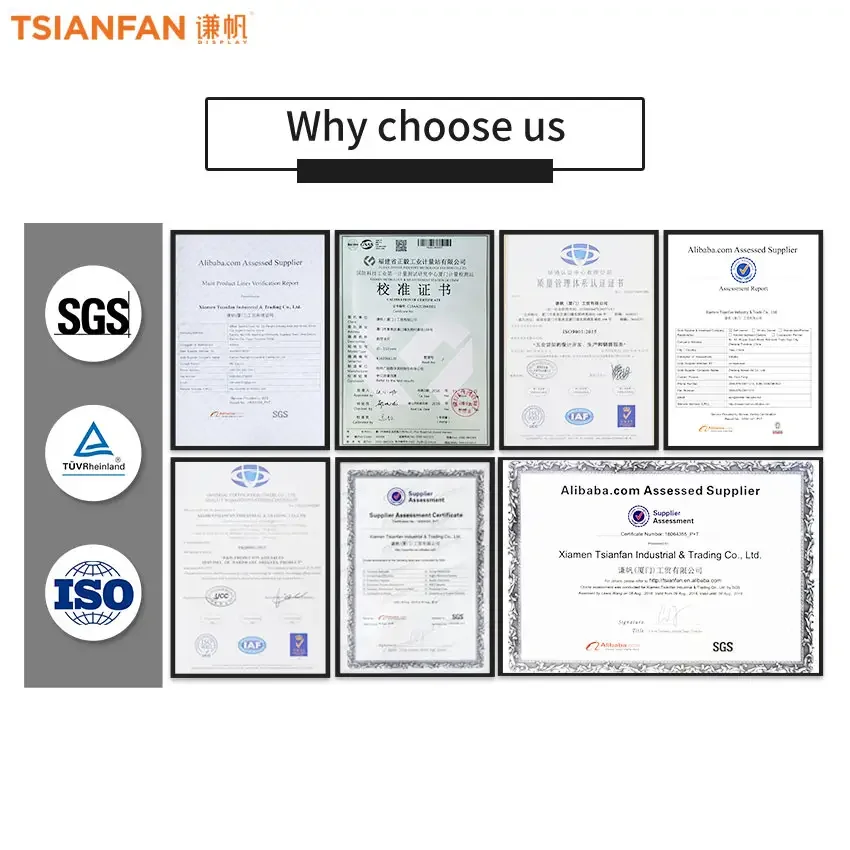 New style stone pattern plate floor cardboard pegboard tile display stand multi format sliding orbital marble tile display rack